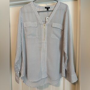 Express Polka Dot Blouse